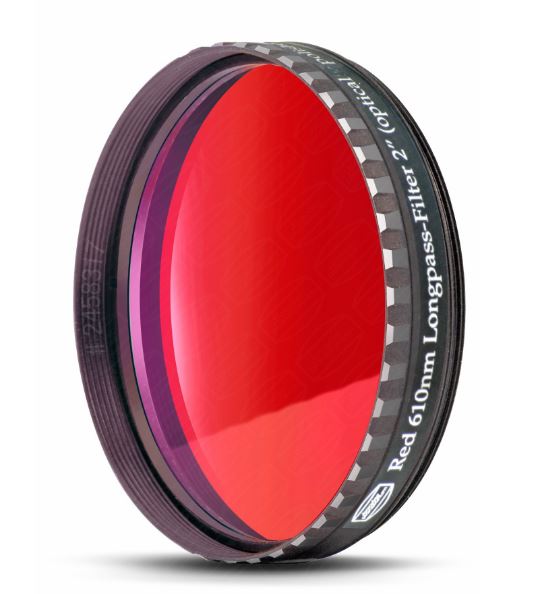 Eyepiece Filter Red 2", 610nm Longpass, Optically Polished w/MC  [BA-FCFR-2]